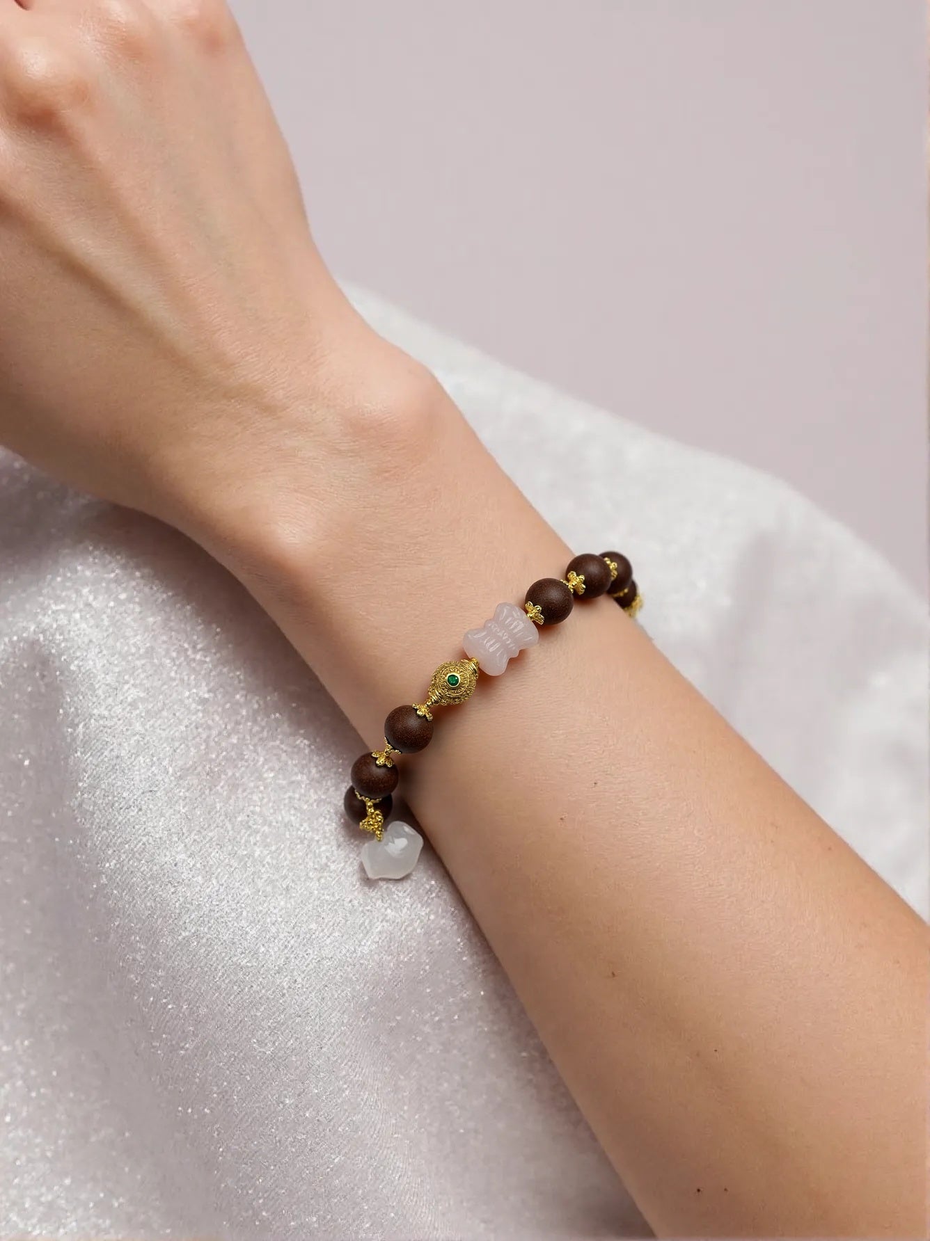 Essence of Azure Qilin Incense Beads Bracelet 46 Seeds