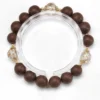 "Ethereal Snowy Lotus" Incense Beads Bracelet