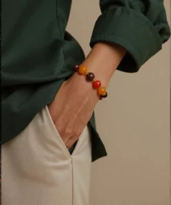 Alternative view of Fragrant Melody of Osmanthus Incense Beads Bracelet