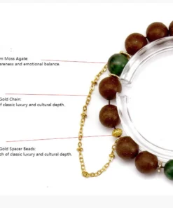Alternative view of Peaceful Slumber Jiangnan Incense Beads Bracelet