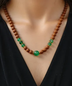 "Peaceful Slumber Jiangnan" Incense Beads Necklace