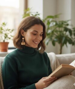 Alternative view of Handmade Condensed Incense Ancient  Earpiece