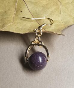 Royal Purple Incense Earrings Lifestyle Shot