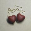 Rose Incense Heart Earrings Lifestyle
