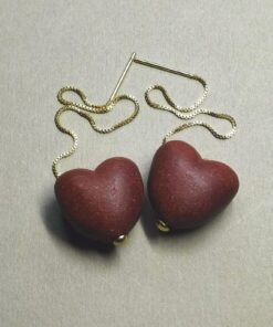 Rose Incense Heart Earrings Lifestyle