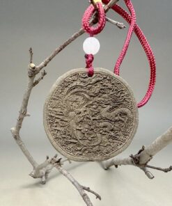 Dragon Phoenix Car Charm Detail