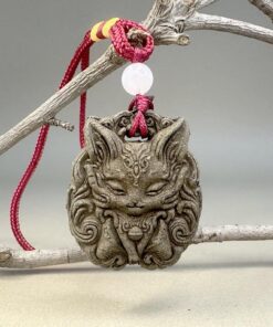 Kitsune Incense Car Charm Black Fox