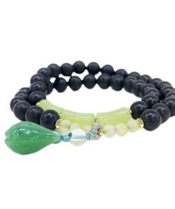 LONGXIAN Natural Chinese Herbal Incense Bead Bracelet