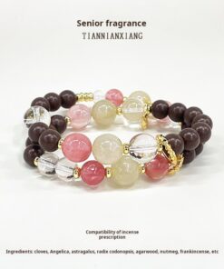 Alternative view of LiuJunHuangQi Natural Good Fortune Bracelet