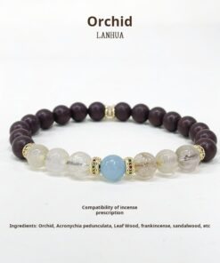 Alternative view of LANHUA Natural Herbal Aroma Bead Bracelet
